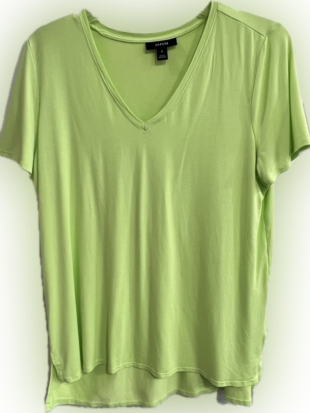 Alfani green ladies T size S